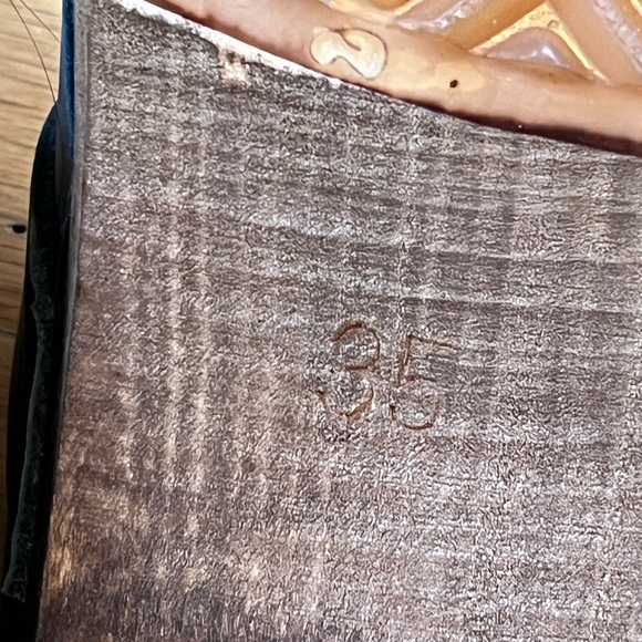 Never worn!  Awesome teal color. Comfortable leather Sanita clogs. - Picture 3 of 5